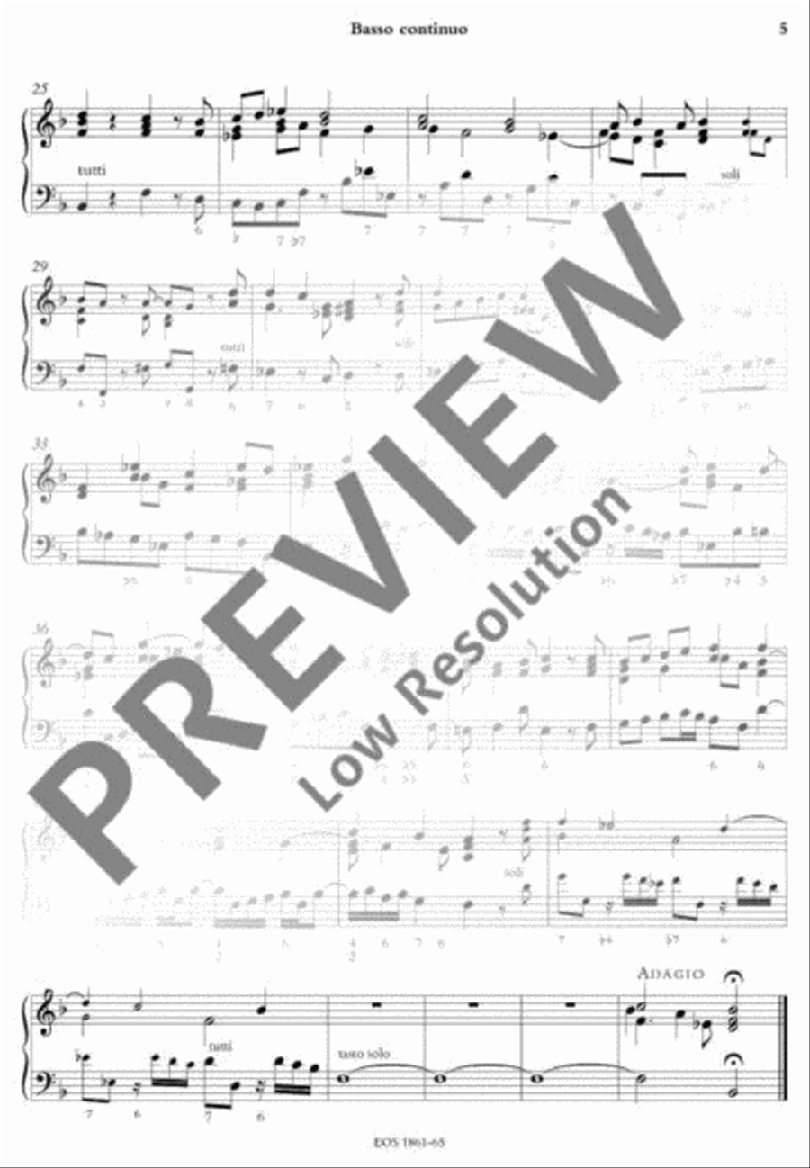 Concerto Grosso Concerto Grosso Basso Continuo scores gallery preview page 4