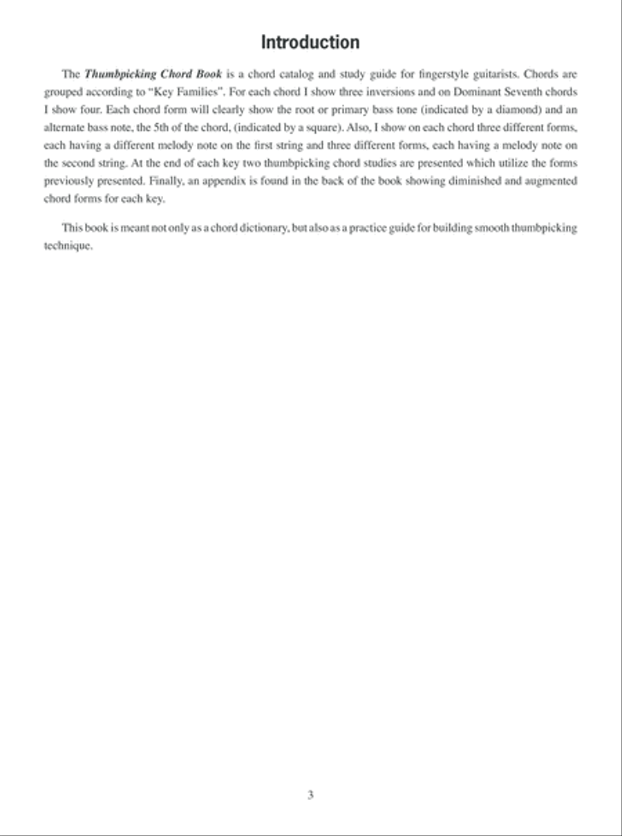 Thumbpicking Chord Book Fingerpicking Guitar scores gallery preview page 4