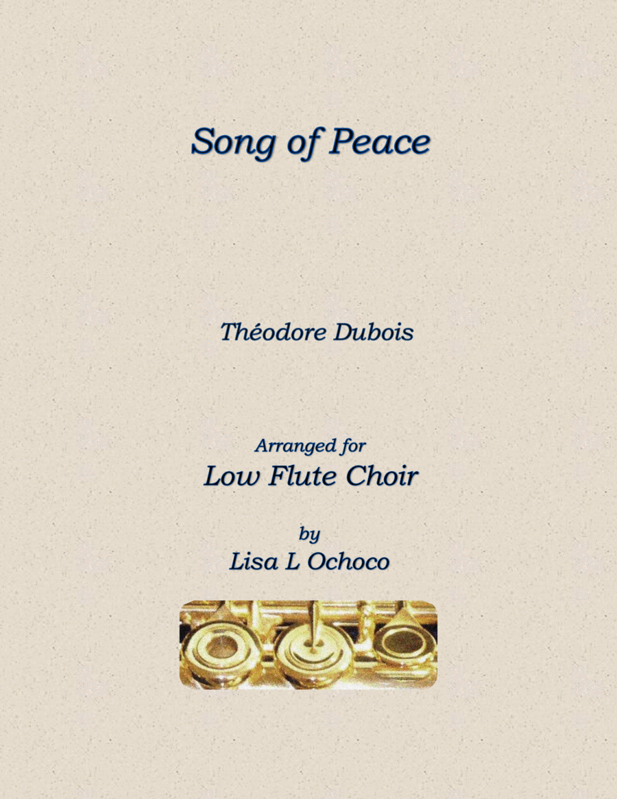 Song of Peace for Low Flute Choir image number null