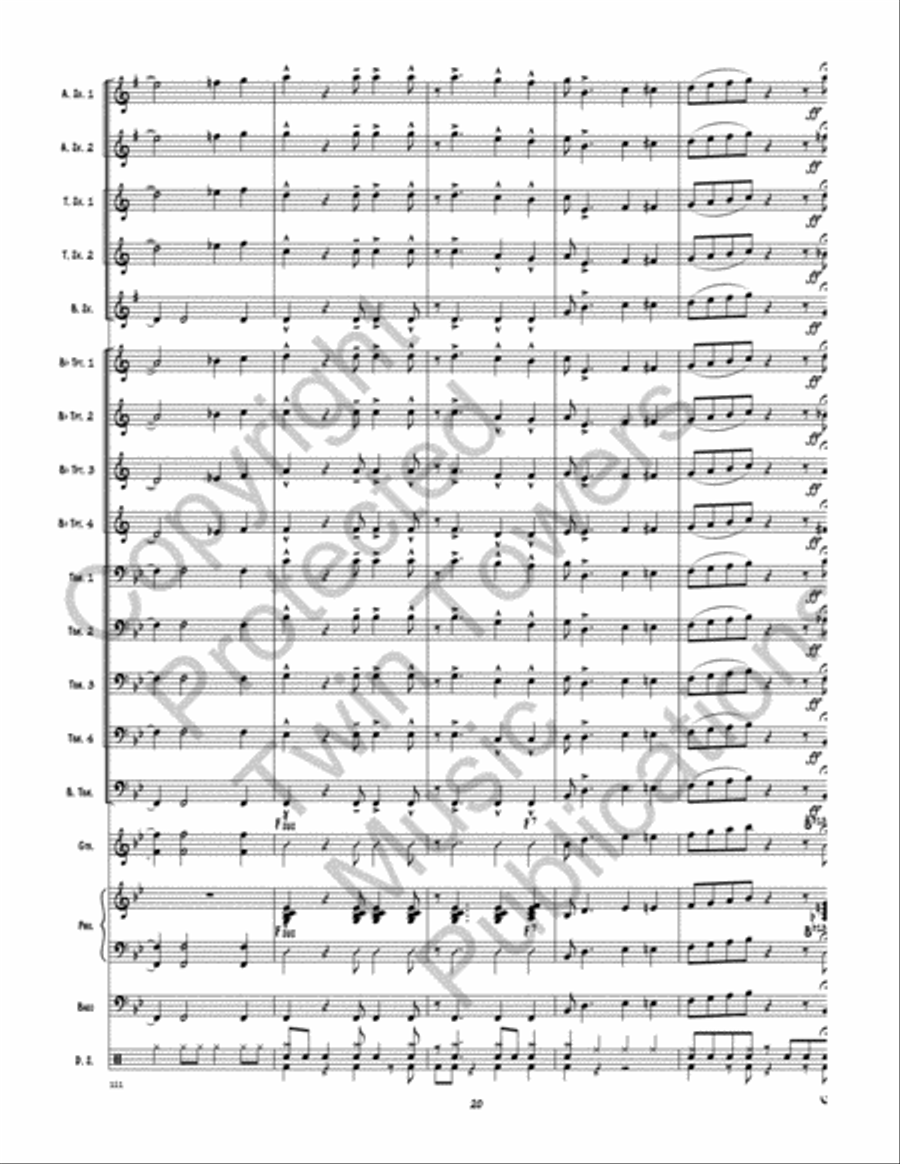 Model Train Model Train Jazz Ensemble scores gallery preview page 21
