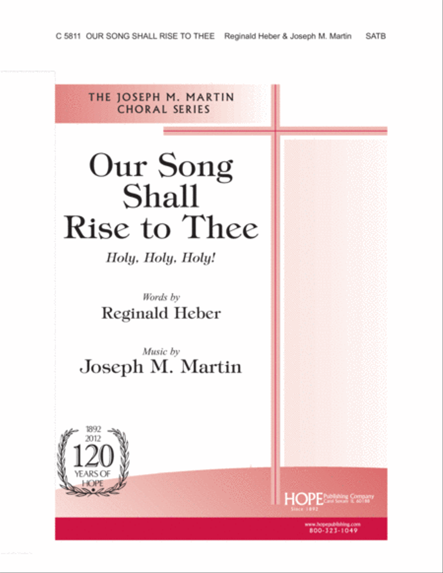 Our Song Shall Rise to Thee 4-Part scores gallery preview page 1