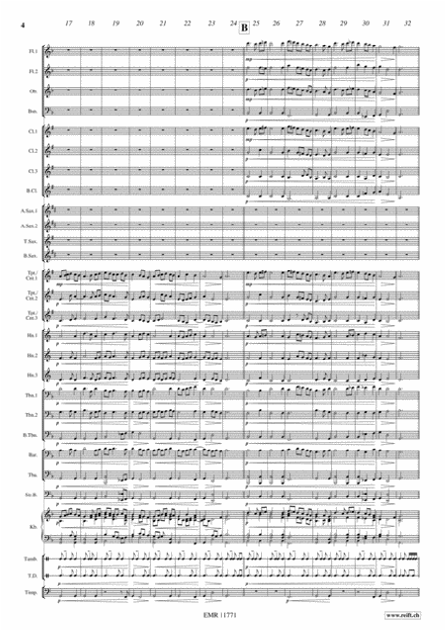 Tourdion Concert Band scores gallery preview page 5