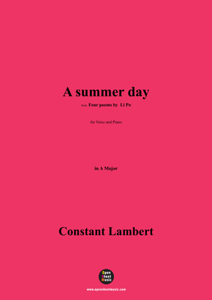 C. Lambert-A summer day,in A Major