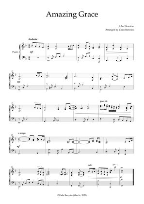 Amazing Grace (Piano intermediate 1)