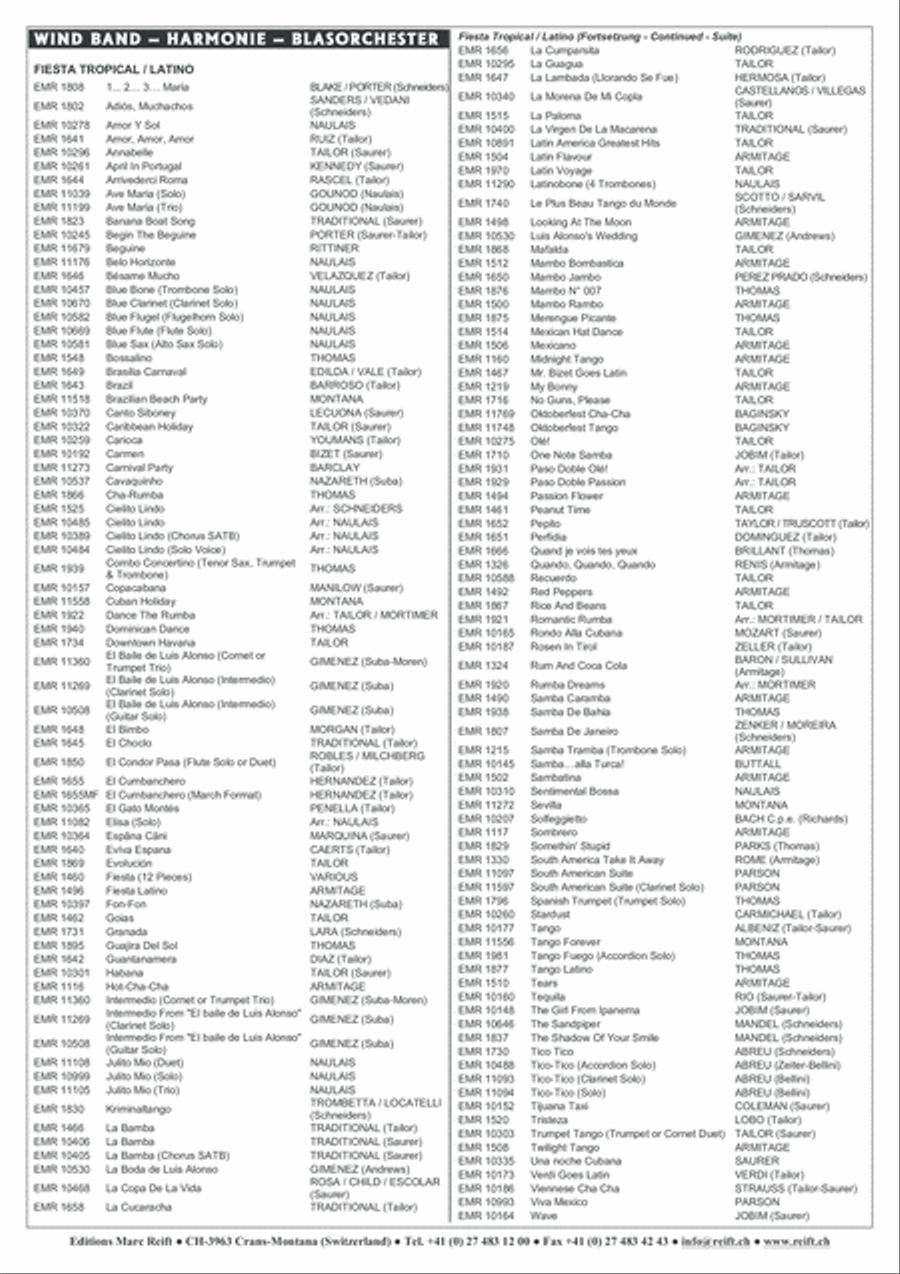 Can-Can Concert Band scores gallery preview page 7