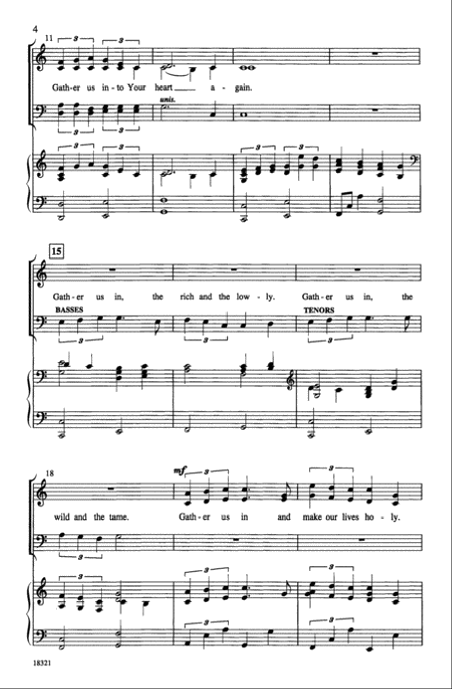Gather Us In 4-Part scores gallery preview page 4