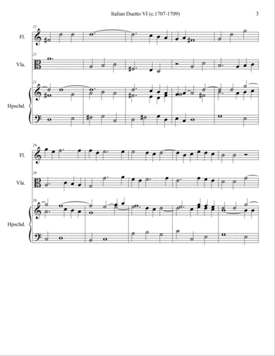 Italian Duetto 6 Italian Duetto 6 Small Ensemble scores gallery preview page 3