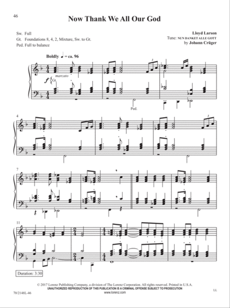 Easy Organ Library, Vol. 64 Organ Solo scores gallery preview page 17