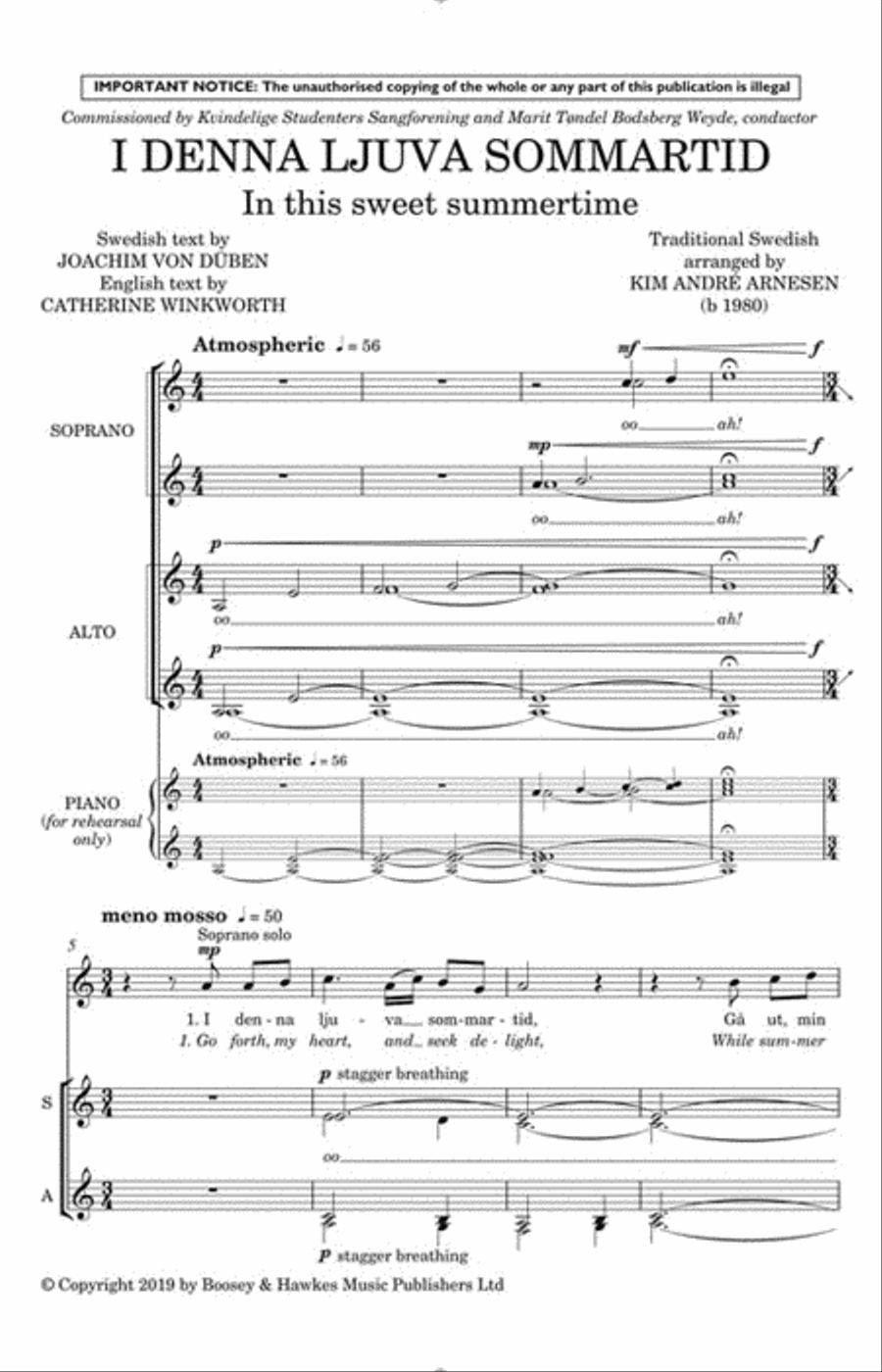 In This Sweet Summertime SSAA scores gallery preview page 2
