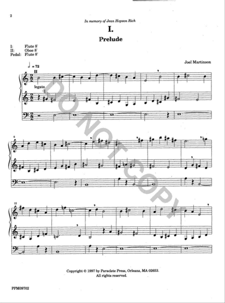Twelve Organ Trios Organ scores gallery preview page 2