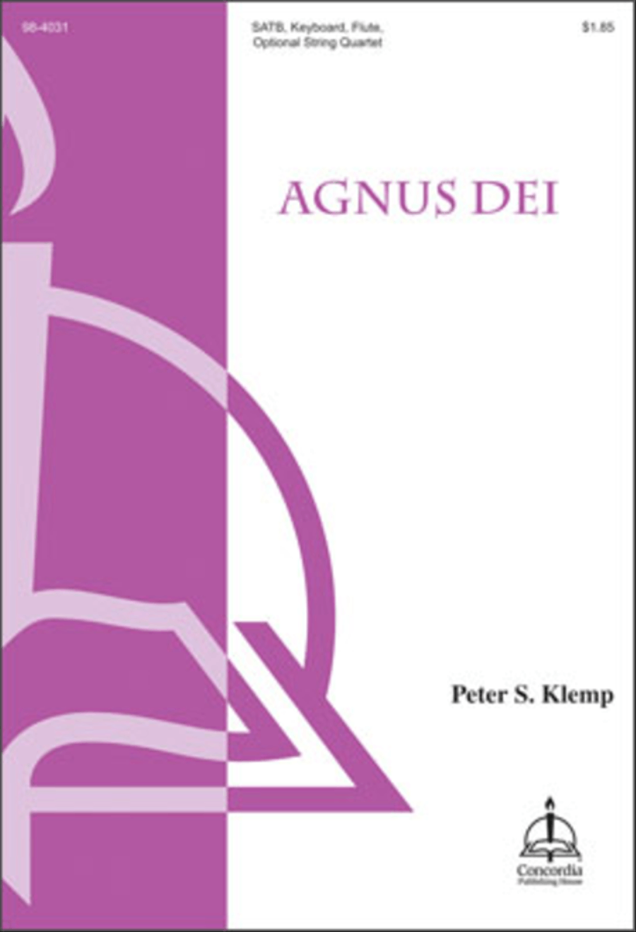 Agnus Dei (Klemp) 4-Part scores gallery preview page 1