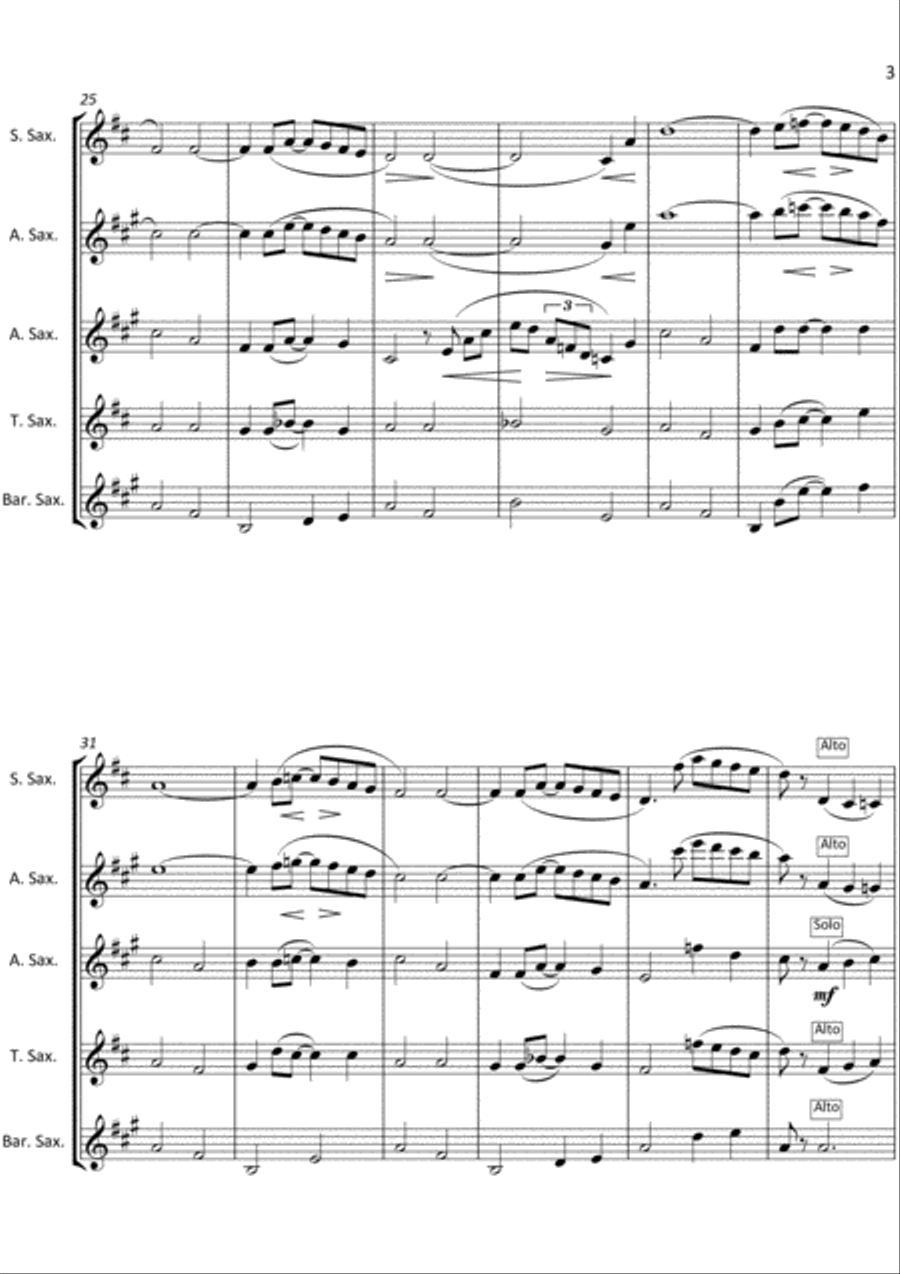 At Last Woodwind Quartet scores gallery preview page 3