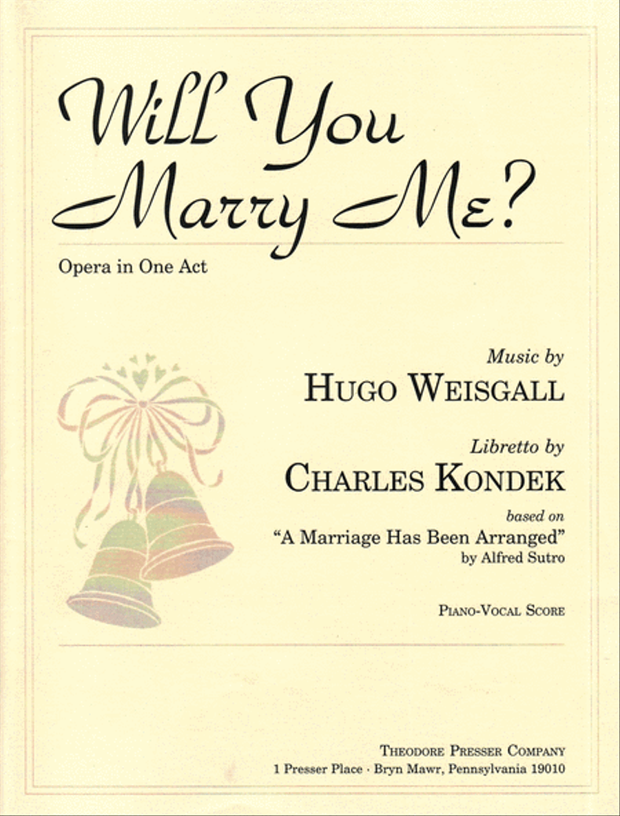 Will You Marry Me? Chamber Music scores gallery preview page 1