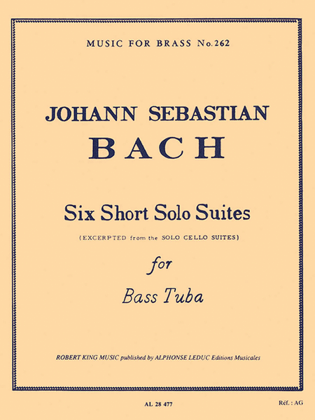 6 Short Solo Suites (tuba Solo)