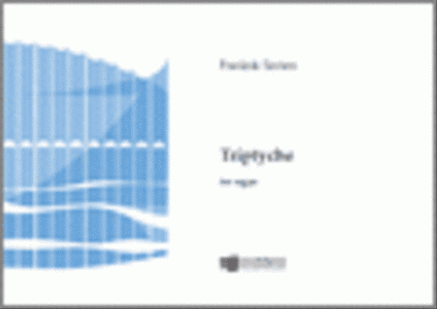 Triptyche Organ Solo scores gallery preview page 1