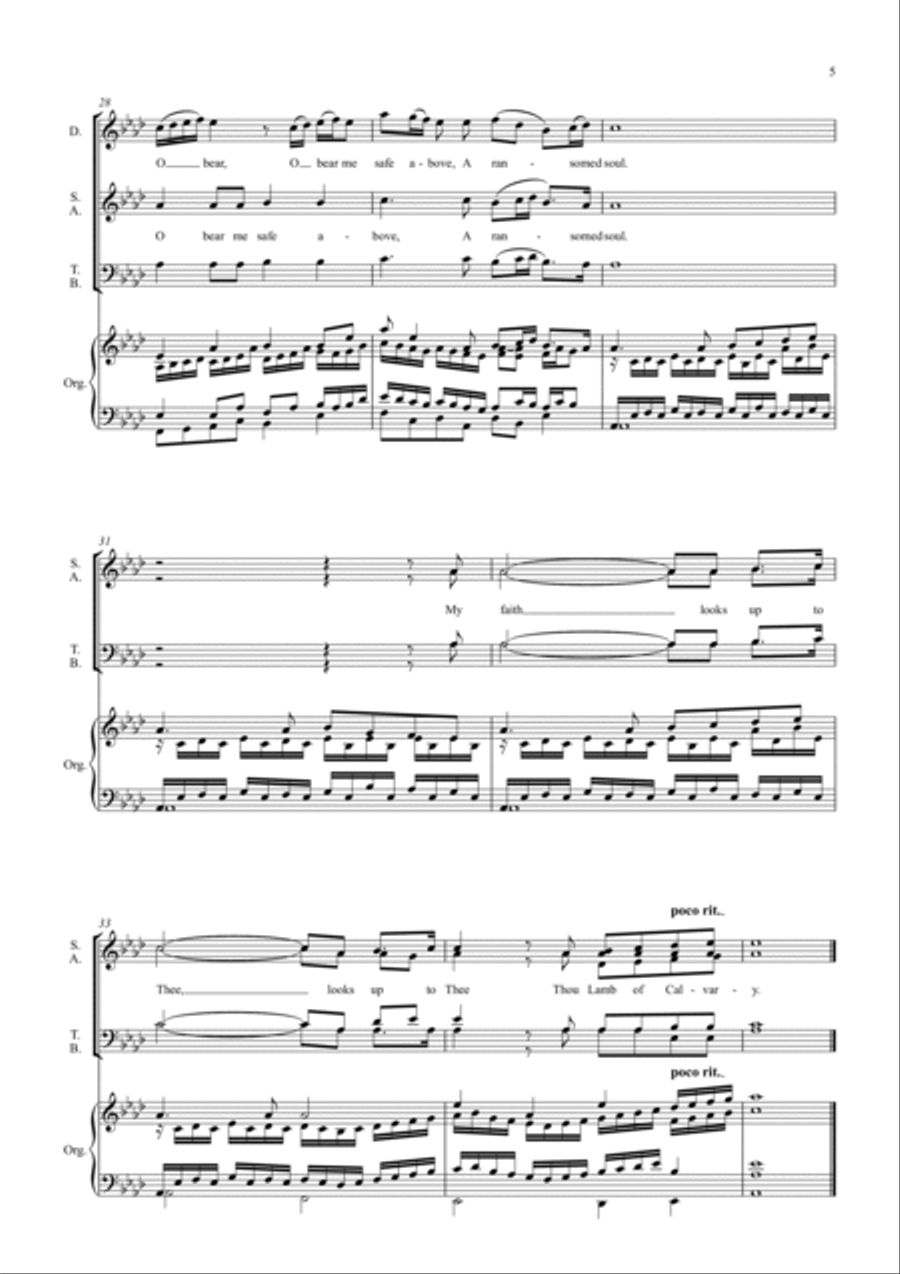 My Faith Looks Up To Thee Chamber Orchestra scores gallery preview page 5