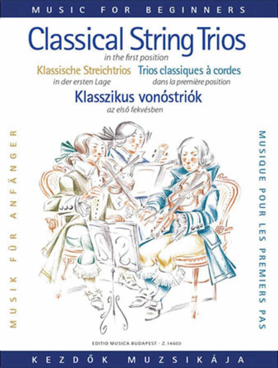 Classical Trio Music for Beginners (First Position) String Trio scores gallery preview page 1