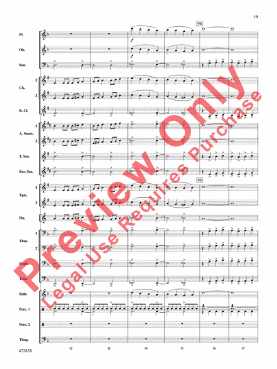 Red Giant Red Giant Concert Band scores gallery preview page 20
