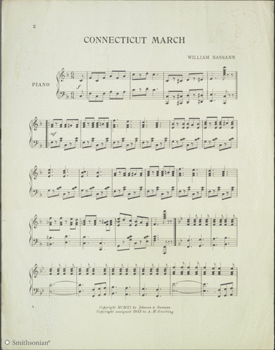 The Connecticut March The Connecticut March Piano Solo scores gallery preview page 2