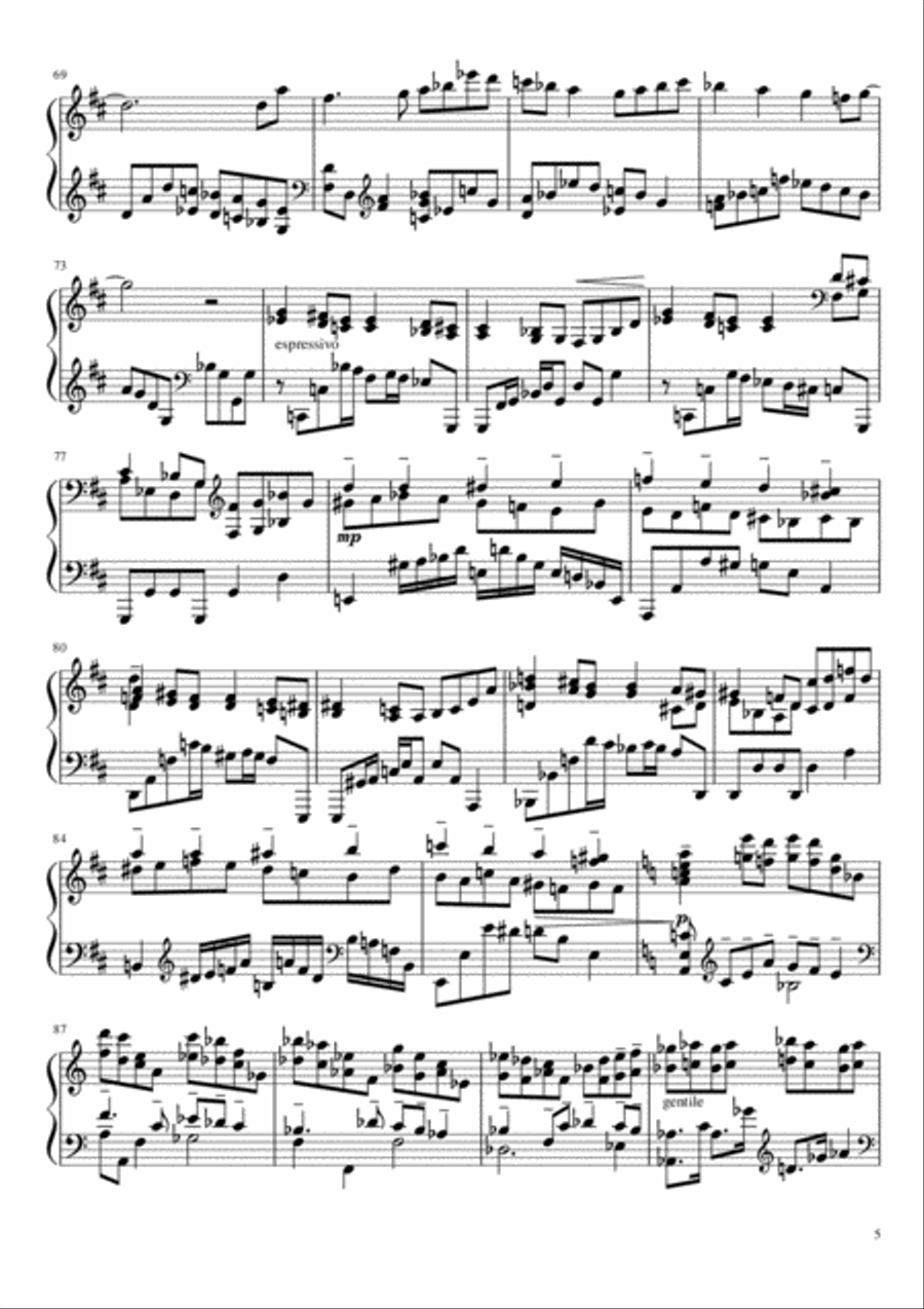 Fantasie №2 Piano Solo scores gallery preview page 5