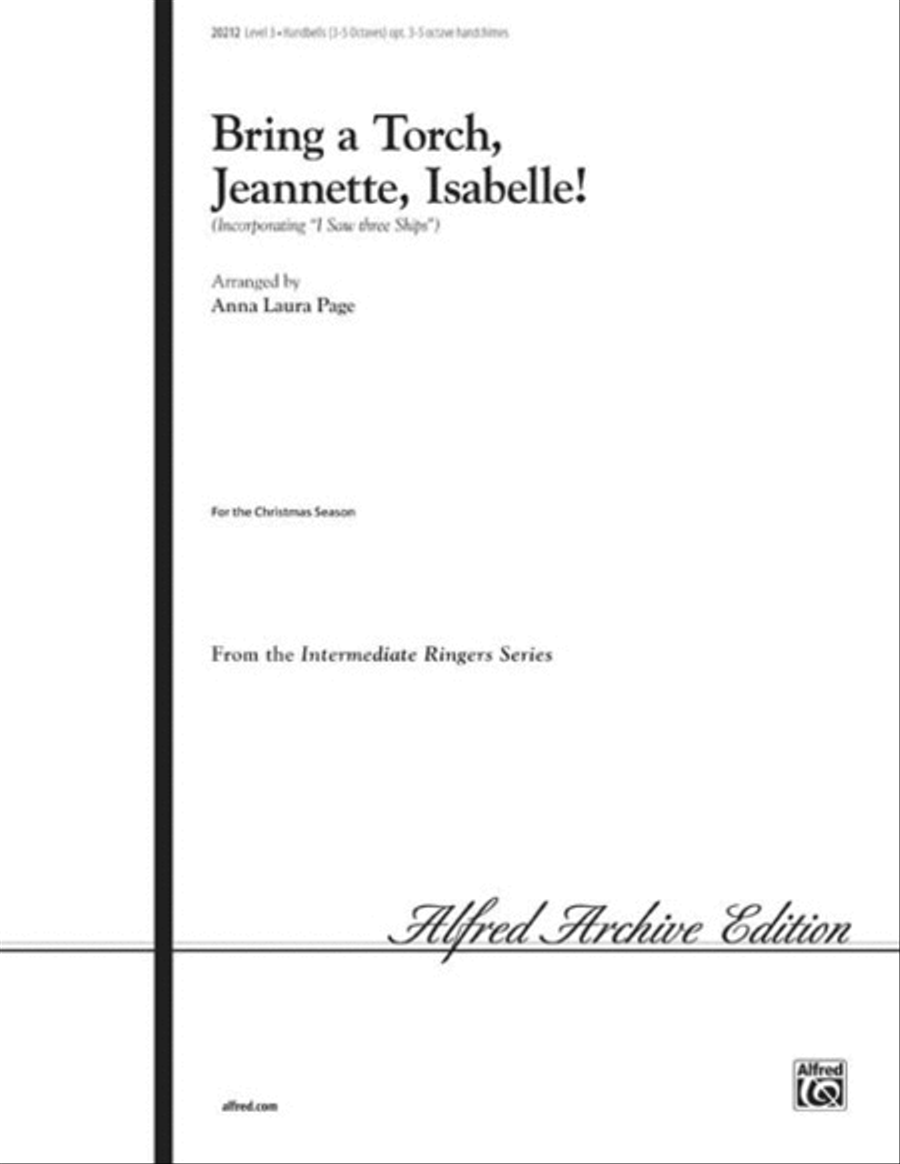 Bring a Torch, Jeannette, Isabelle! Handbell Choir scores gallery preview page 1
