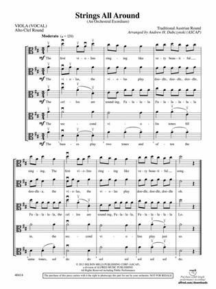 Strings All Around: Viola Vocal Round