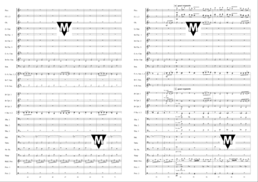 Piccola Suite Italiana Concert Band scores gallery preview page 19