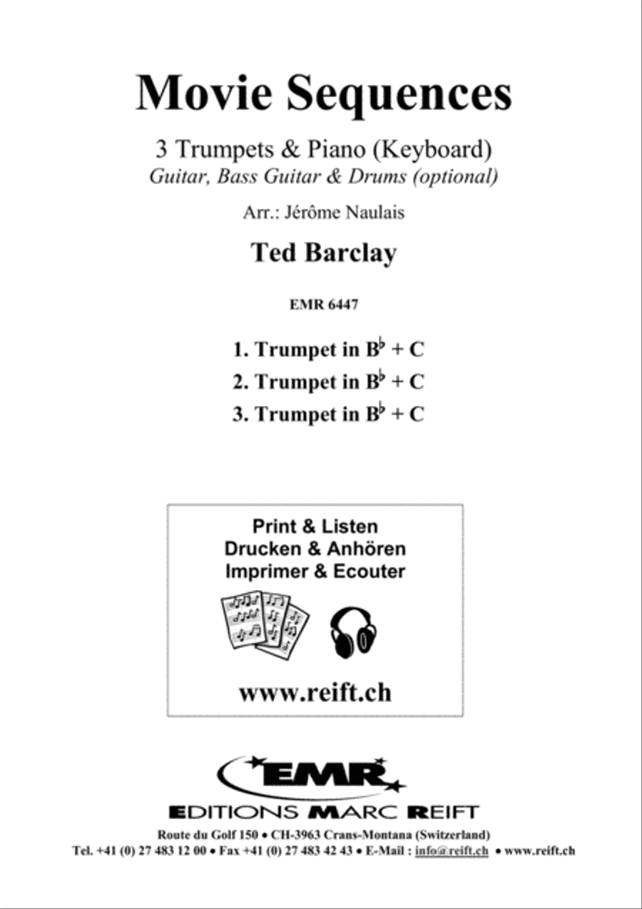 Movie Sequences Trumpet Trio scores gallery preview page 2