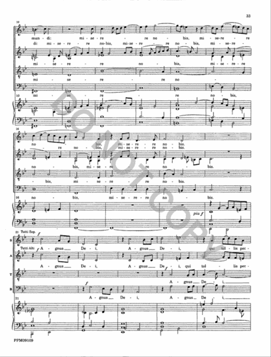 Missa Matris Dei Missa Matris Dei 4-Part scores gallery preview page 34