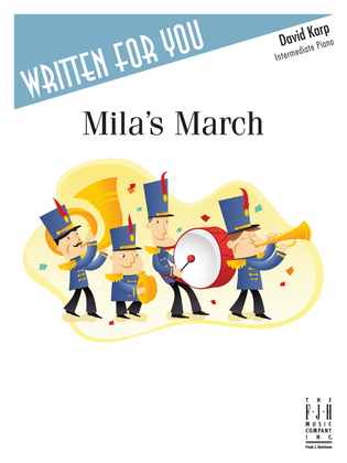 Book cover for Mila's March