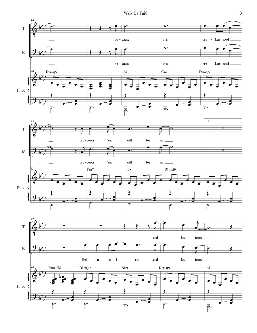 Walk By Faith TB scores gallery preview page 3