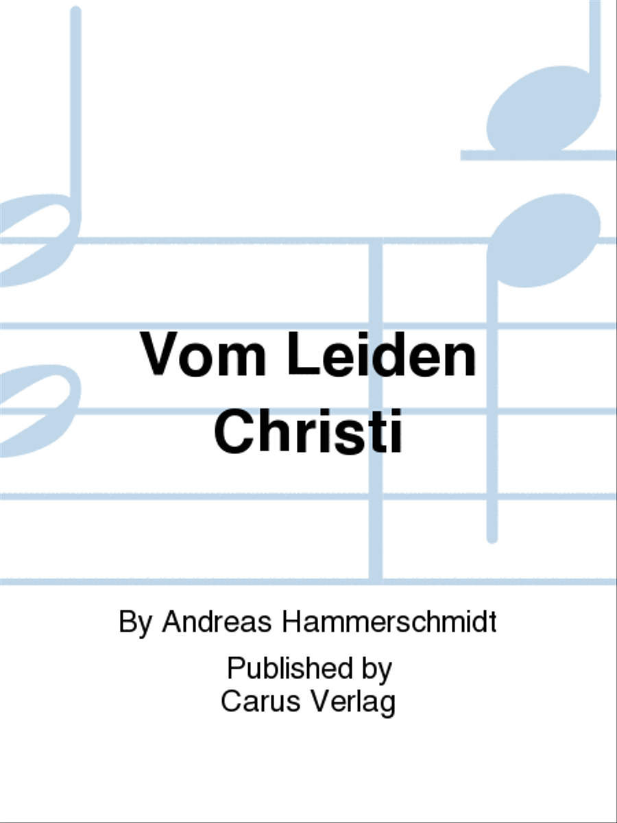 Vom Leiden Christi Violin scores gallery preview page 1