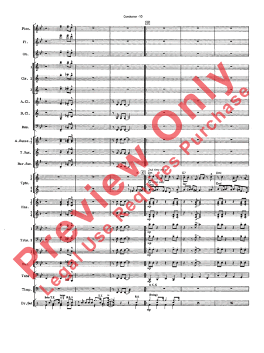 Four of a Kind Four of a Kind Concert Band scores gallery preview page 13