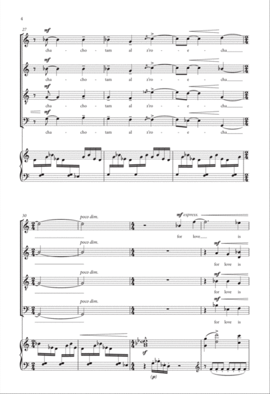 Set Me As A Seal Choir scores gallery preview page 4