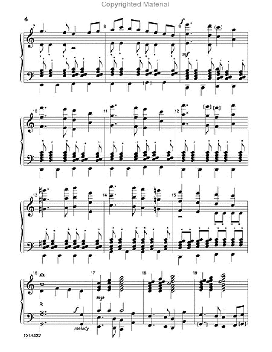 The Colors of God's Love (The Colors of Love) Handbell Choir scores gallery preview page 3
