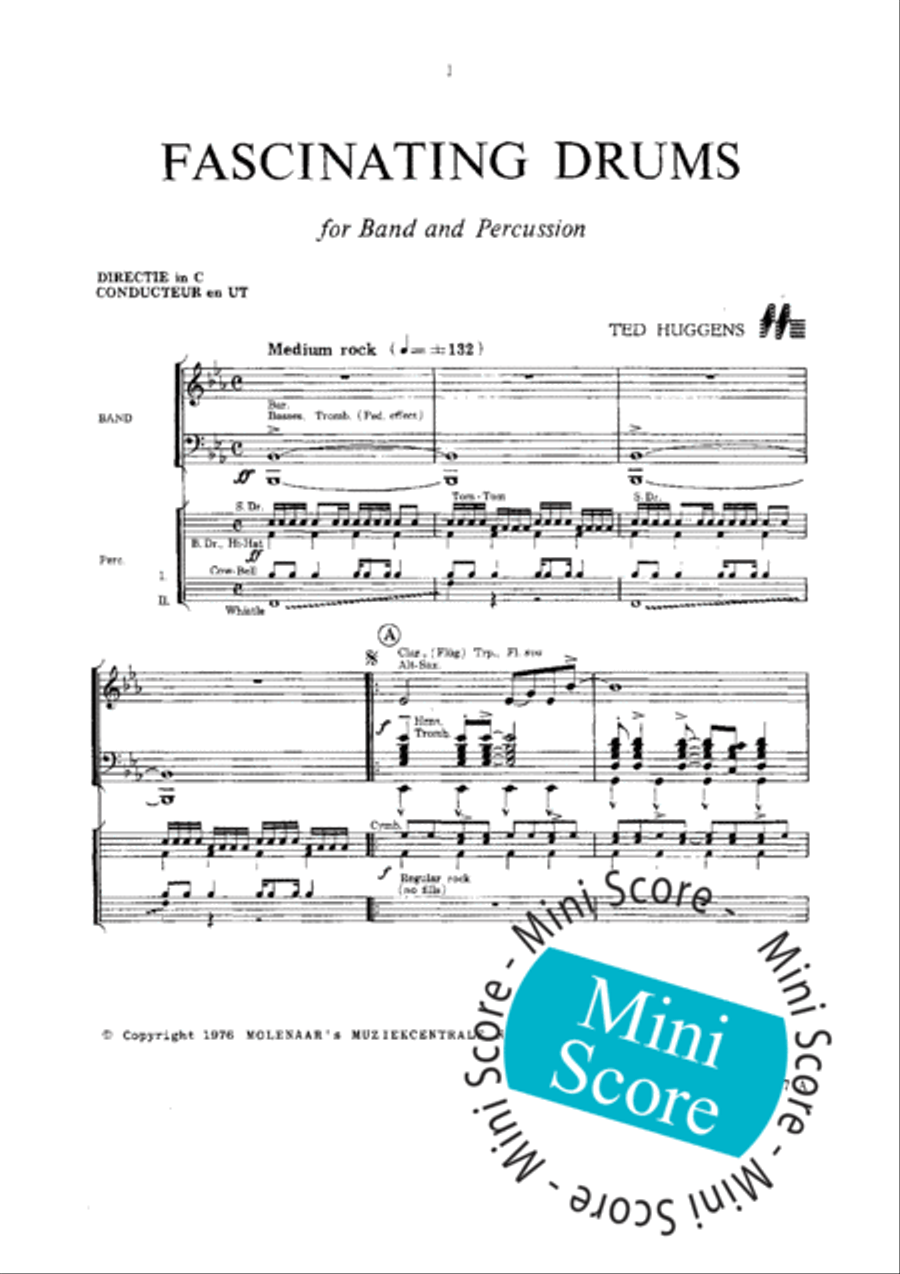Fascinating Drums / Pavane In Blue Fanfare Band scores gallery preview page 25