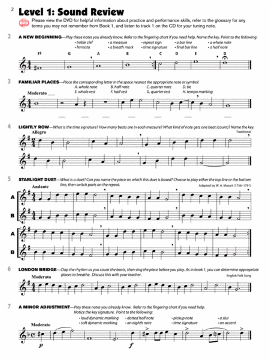 Sound Innovations for Concert Band Concert Band Methods scores gallery preview page 2