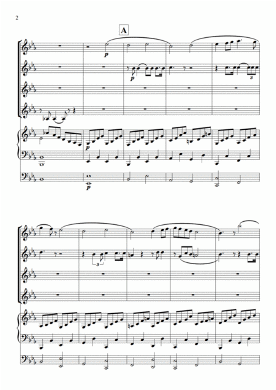 Duet From The Pearl Fishers Set of Parts scores gallery preview page 4