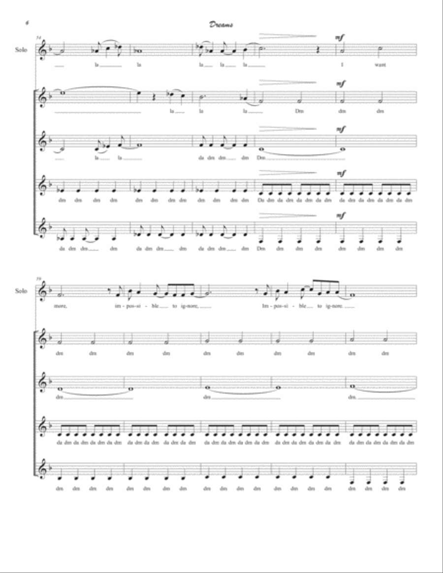 Dreams Dreams SSAA scores gallery preview page 6