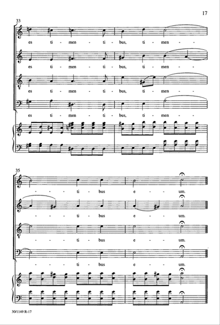 Magnificat in F - Choral Score 4-Part scores gallery preview page 27