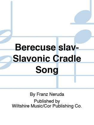 Book cover for Berecuse slav- Slavonic Cradle Song
