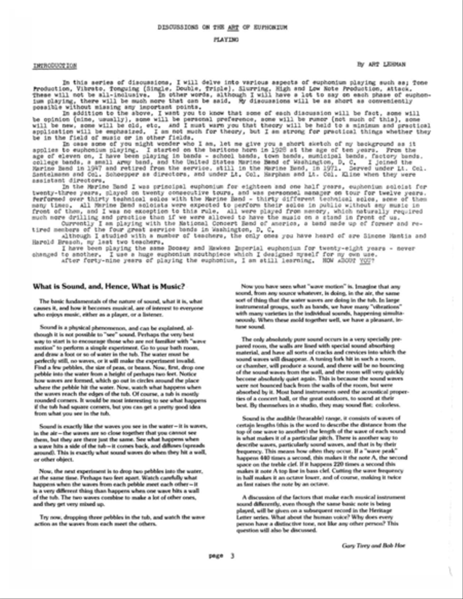Volume I- The Art of the Euphonium Euphonium scores gallery preview page 4