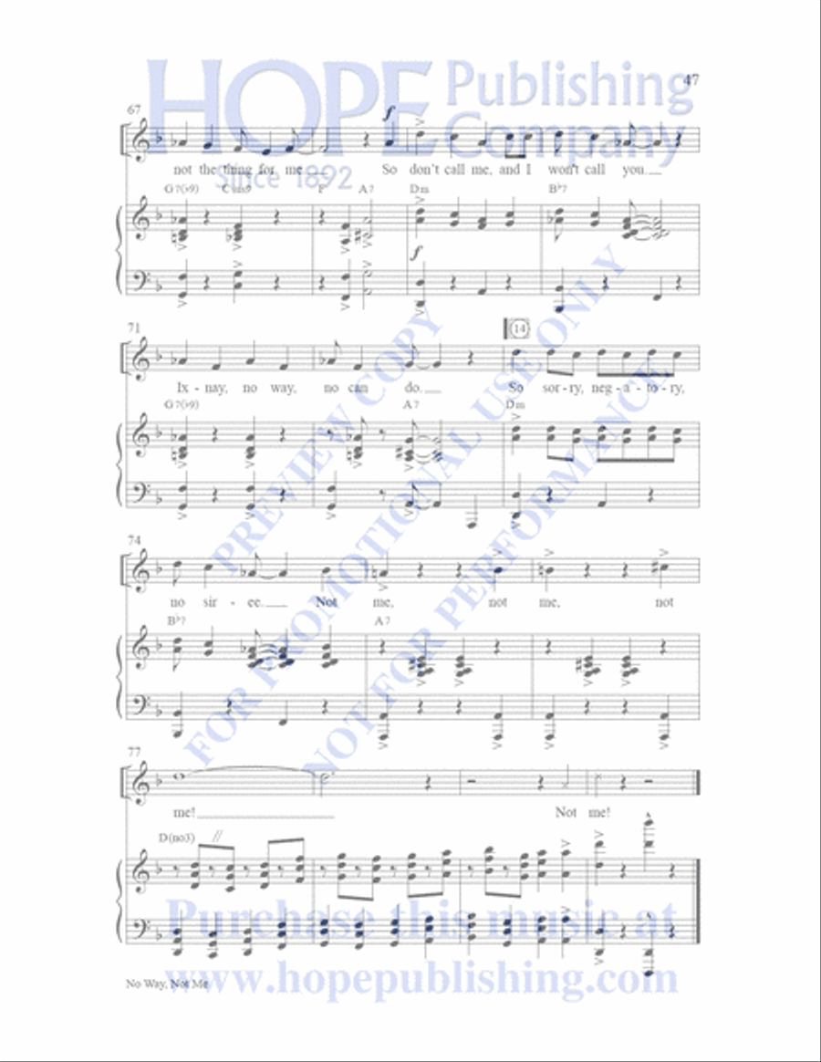 Sailor's Bible Children's Choir scores gallery preview page 48