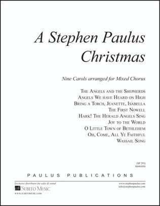 Book cover for A Stephen Paulus Christmas