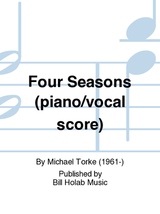 Four Seasons (piano/vocal score)