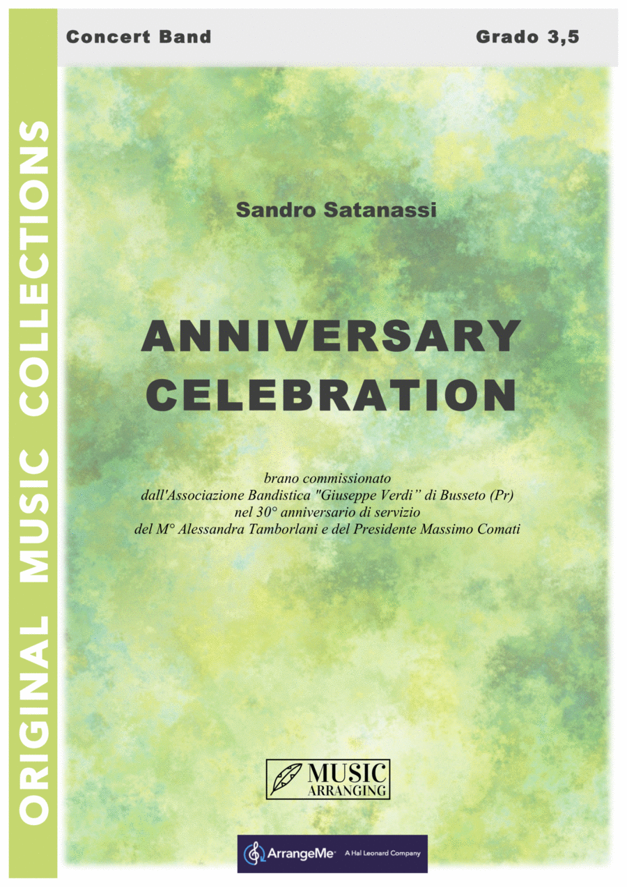 Anniversary Celebration ( Solo Partitura) Concert Band scores gallery preview page 1