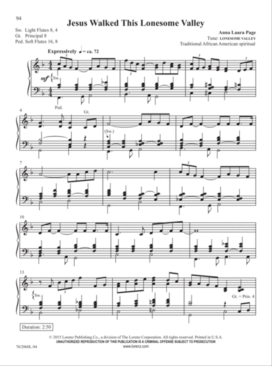 Easy Organ Library, Vol. 62 Organ Solo scores gallery preview page 55