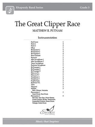 Book cover for The Great Clipper Race