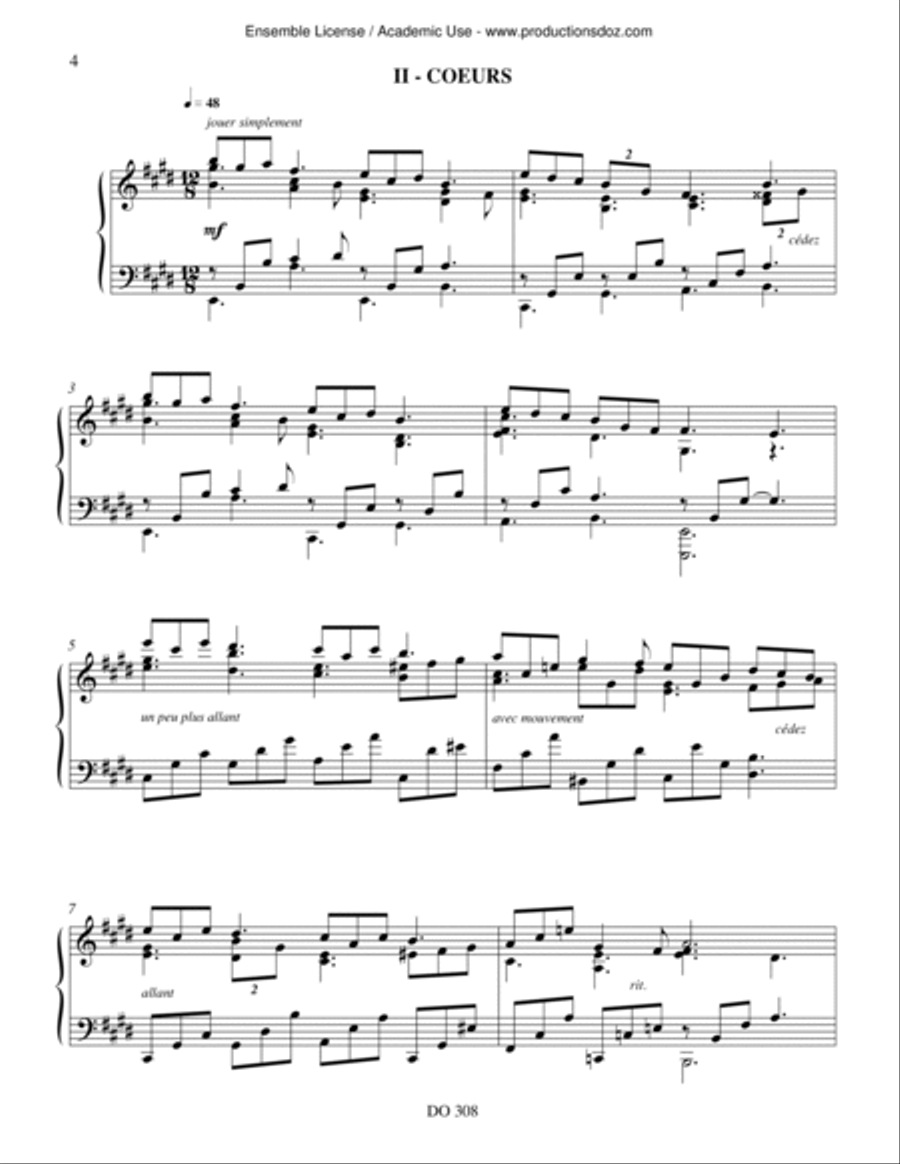 Paysages de Charlevoix Paysages de Charlevoix Piano Solo scores gallery preview page 4