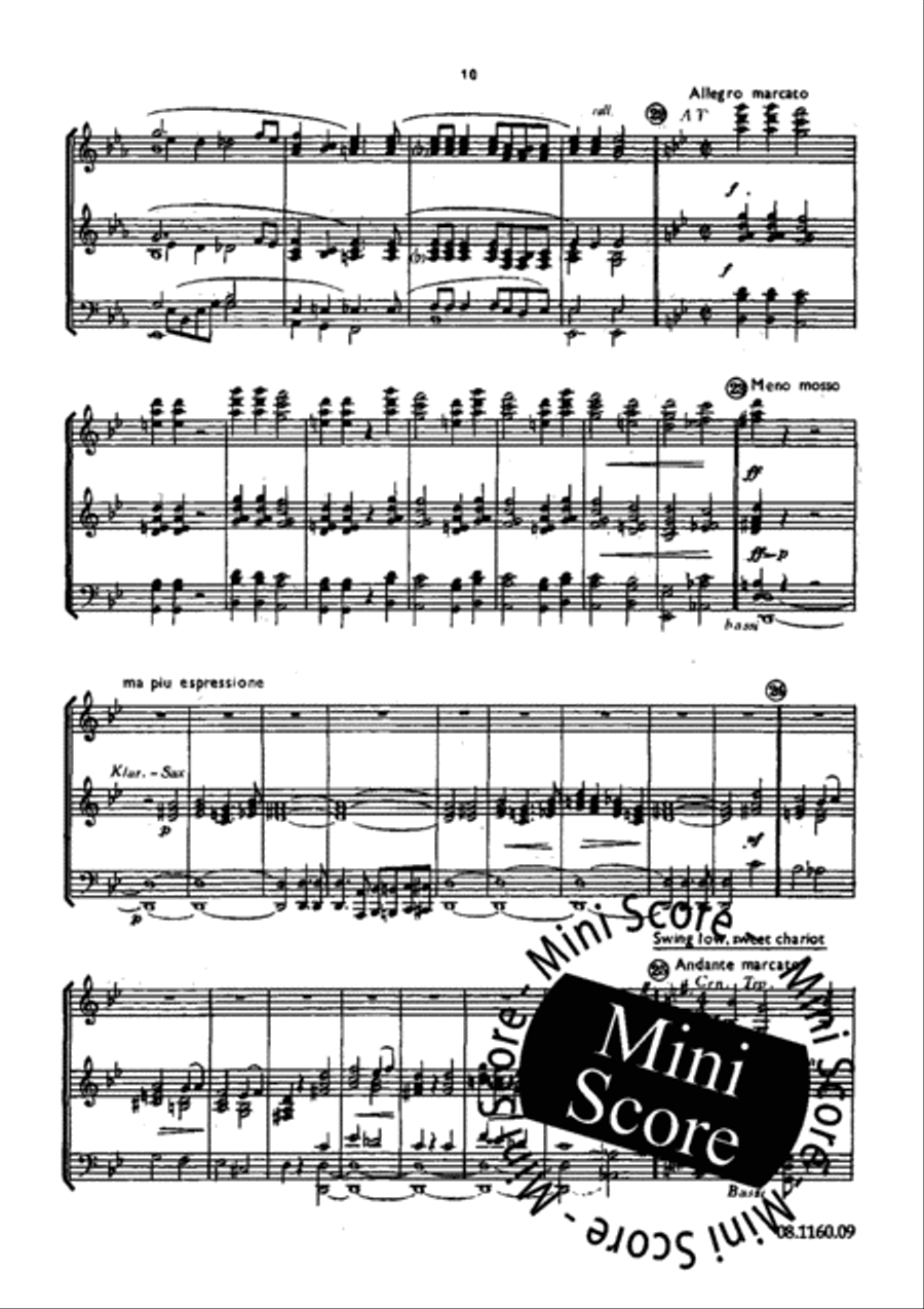 Gospel Rhapsody Gospel Rhapsody TTBB scores gallery preview page 14